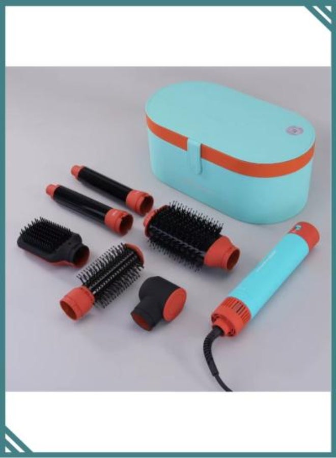ENZO EN-4133 6-in-1 Electric Hair Styling Tool - Hair Straightener, Curler, Hot Air Brush & One-Step Dryer with Ionic Technology 1500W Power for Fast Salon Styling at Home - Image 5