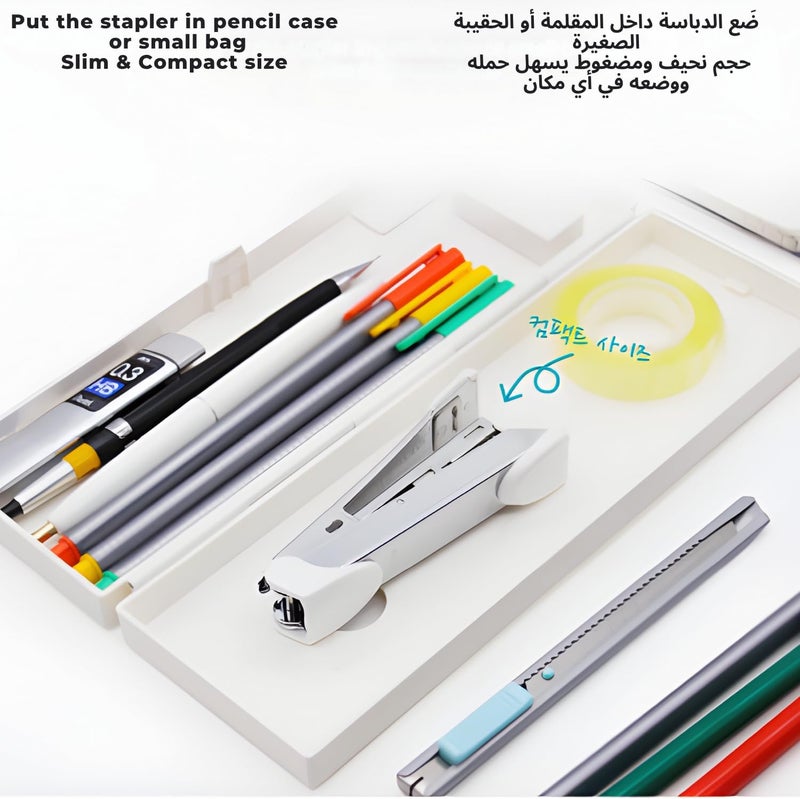 AL FAKHAMA Whashin Series Compact Desk Stapler - 15 Sheets Capacity, Jam-Free Performance - Image 3