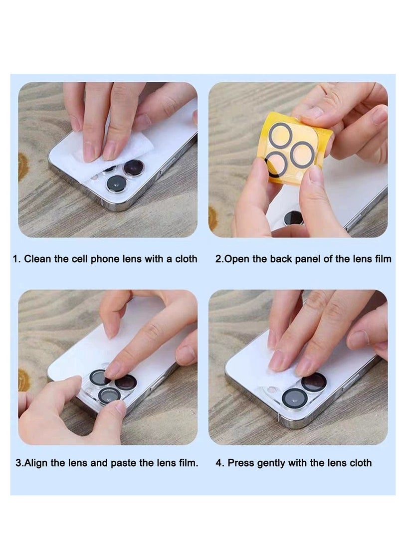 Tempered Glass Camera Lens Protector for iPhone 16 PRO MAX Anti-Scratch Camera Lens Cover No Affect on Night Shots - Image 4