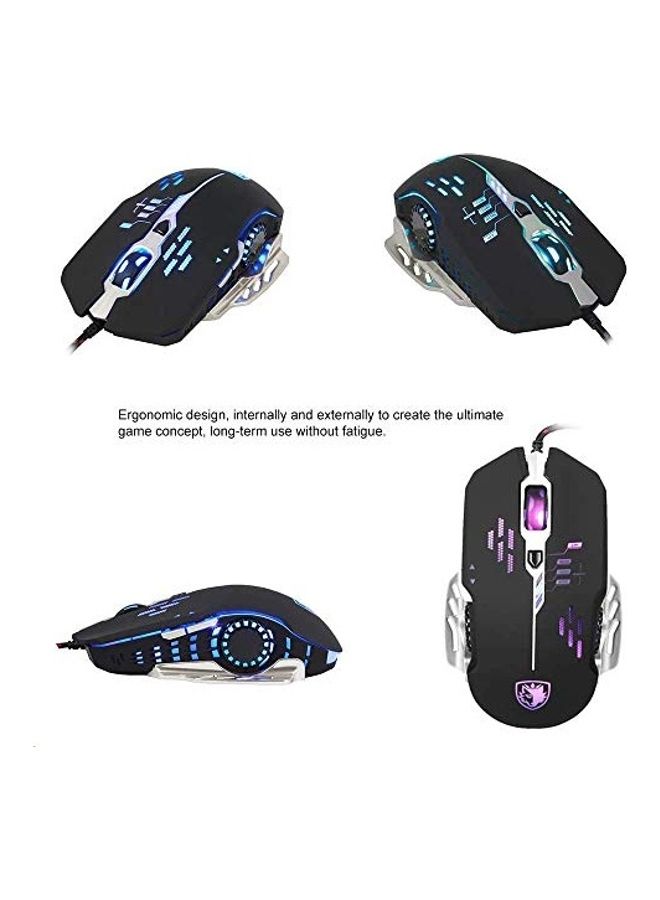 Sades Wired 4 Adjustable DPI Levels Gaming Mouse - Image 5
