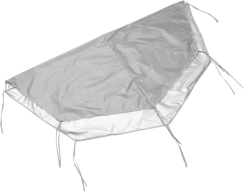 Pet Cage Cover Sunproof Protection for Indoor Outdoor Use Provides Shade for Dogs Fits Standard Playpens and Crates Gray - Image 1