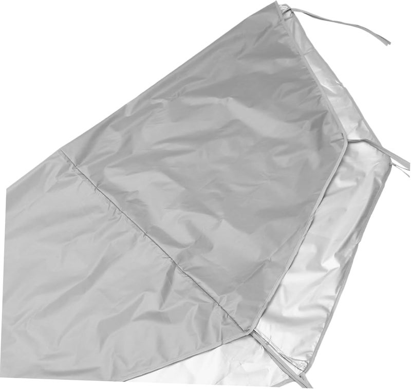 Pet Cage Cover Sunproof Protection for Indoor Outdoor Use Provides Shade for Dogs Fits Standard Playpens and Crates Gray - Image 3