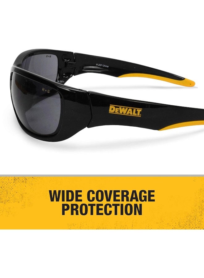 DEWALT DPG94-2C Dominator Safety Glasses, Smoke Lens - Image 5