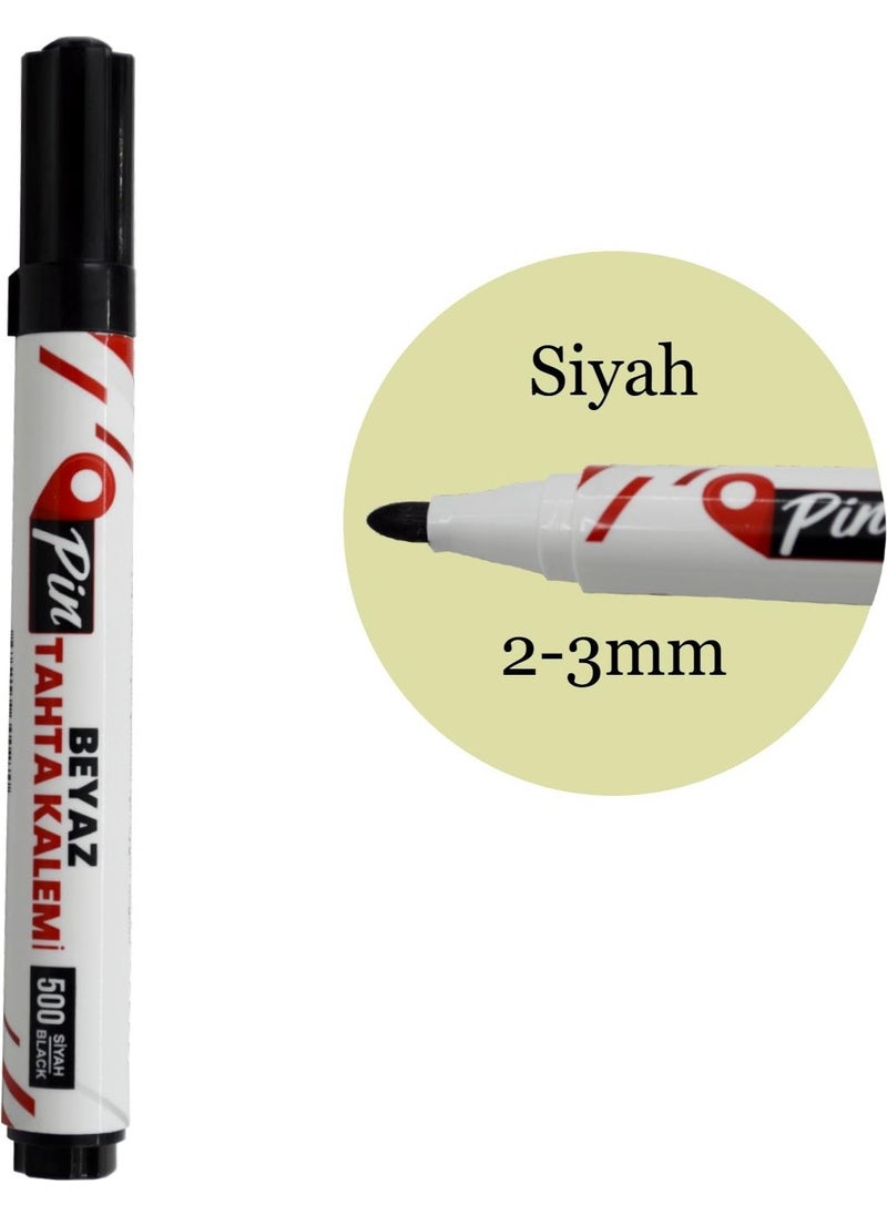 Pin Refillable Whiteboard Marker 500 Black 12 Pieces - pzsku/ZF0B52DD377E71A66F965Z/45/_/1725792205/c1835938-9738-49e5-9854-16aa9c3fd9b8