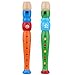 Tvoip Tovip 2PCS Wooden Kid Flute Musical Instrument Early Education Develop Recorder Woodwind Musical Educational Toy for Children Random Color - Image 3