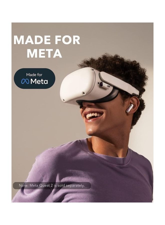 Soundcore VR P10 Wireless Gaming Earbuds, Meta Quest 2 Accessories, 30ms Low Latency, Dual Connection, 2.4GHz, USB-C Dongle Included, Compatible With Steam Deck, PS4, PS5, PC, Switch Aurora - Image 2