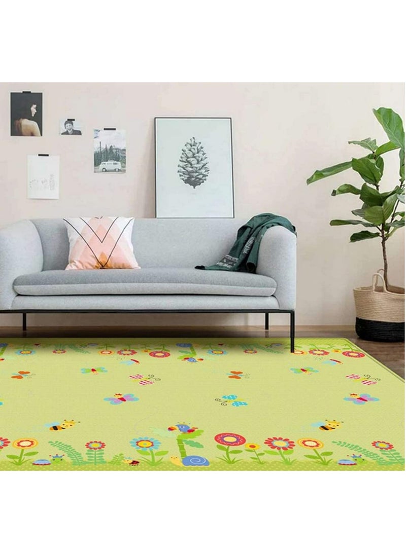 1PCS Play Mat for Infants Non-Toxic Baby Rug Cushioned Baby Mat Waterproof Playmat Reversible Double Sided Kindergarten Mat Kid Toddler Crawl Playmat 180 * 100 * 0.6cm Lion Kingdom - Image 4