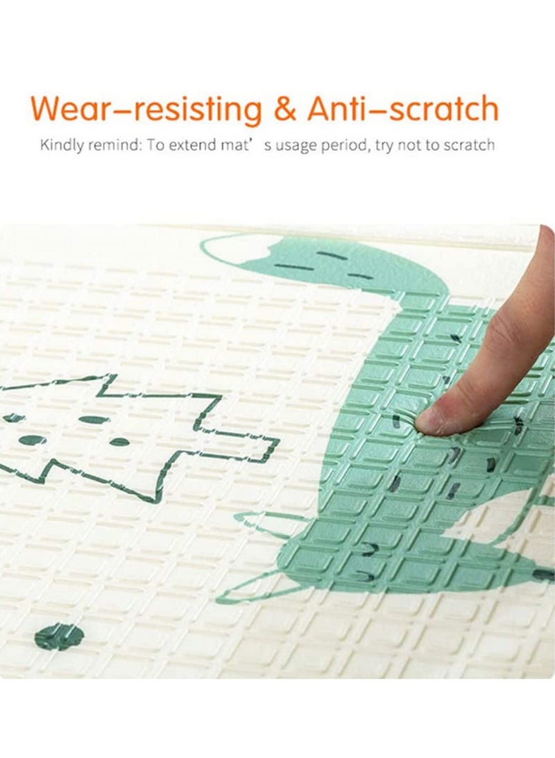 1PCS Play Mat for Infants Non-Toxic Baby Rug Cushioned Baby Mat Waterproof Playmat Reversible Double Sided Kindergarten Mat Kid Toddler Crawl Playmat 180 * 100 * 0.6cm Lion Kingdom - Image 5