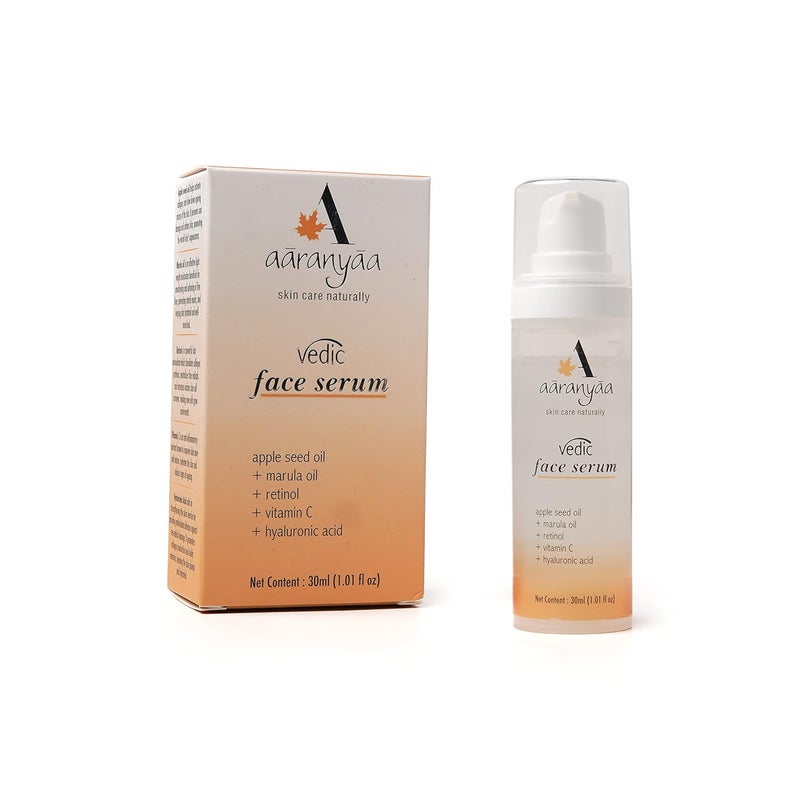 Aaranyaa Aaranyaa Vedic Face Serum 30ml Skin Natural Vitamin CHyaluronic Acid Retinol Face Serum For Daily Glow Reduce Dark Spot For Uneven Dull Skin All Skin Type Paraben Free  - Image 2
