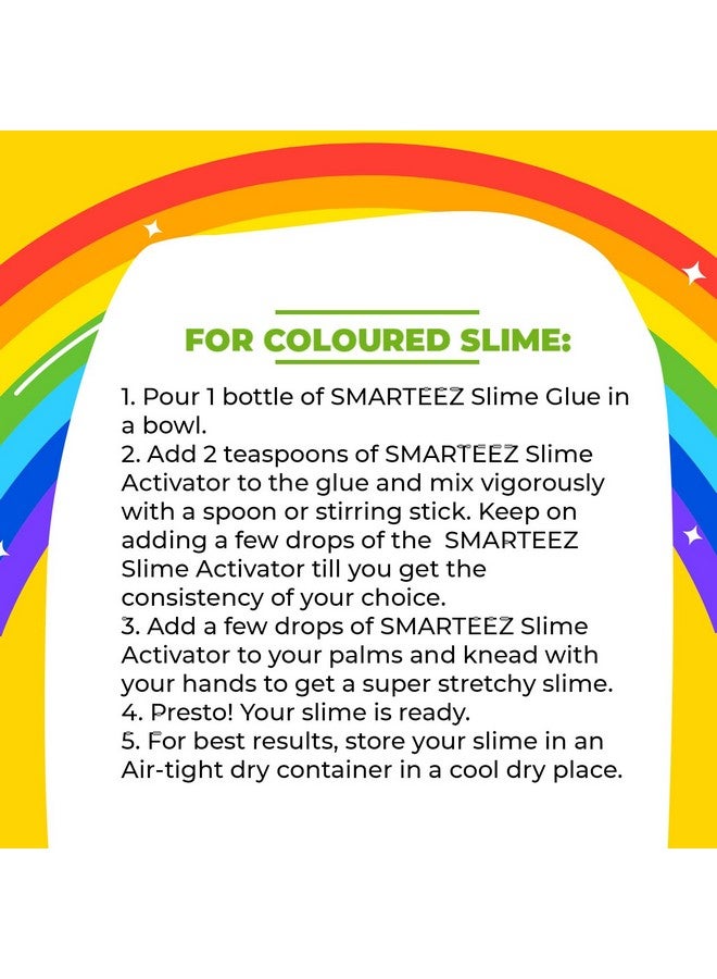 SMARTEEZ Rainbow Slime Therapy JAR | Rainbow Slime KIT | Slime Making KIT | 25+ Slime Combinations | Cloud Slime | Metallic Slime | Colorful Slime | Non Toxic | Safe | Kid Friendly | Jelly Putty Toys - Image 4