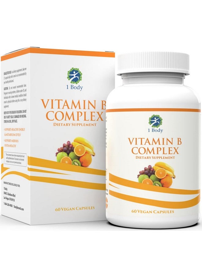 Vitamin B Complex 5Mthf Folate With B1 B2 B5 B6 Methyl B12 Niacin Biotin Wide Range Of Benefits For Stress Heart Health Nervous System Support Healthy Brain Function - pzsku/ZF0B556F7FA138E9B90D8Z/45/_/1696916515/0d08308a-b3a8-4905-b9a6-82989f34276a