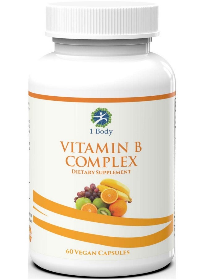 Vitamin B Complex 5Mthf Folate With B1 B2 B5 B6 Methyl B12 Niacin Biotin Wide Range Of Benefits For Stress Heart Health Nervous System Support Healthy Brain Function - pzsku/ZF0B556F7FA138E9B90D8Z/45/_/1696916516/e60be3e8-9e27-4c23-89eb-7a40eb70b8b0