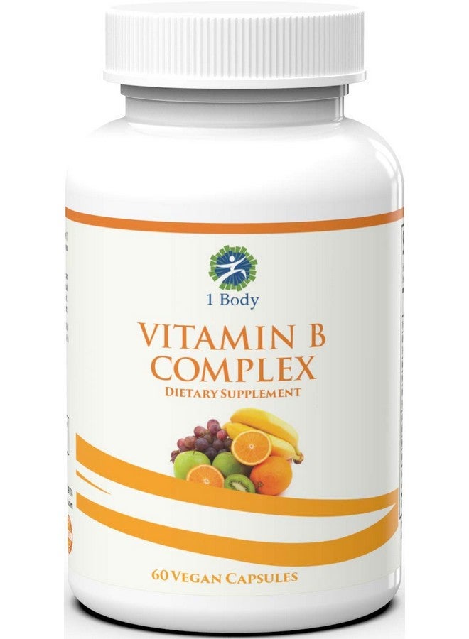 1 Body Vitamin B Complex 5Mthf Folate With B1 B2 B5 B6 Methyl B12 Niacin Biotin Wide Range Of Benefits For Stress Heart Health Nervous System Support Healthy Brain Function - Image 3
