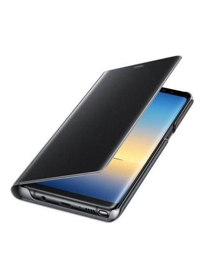 NIBEMINENT Samsung Galaxy Note 8 View Standing Cover Case Black