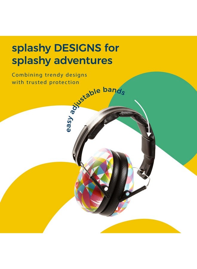 BANZ Kids Headphones - Hearing Protection Earmuffs For Children - ADJUSTABLE headband to fit all ages - Protect Kids Ears - Block Noise - Fireworks - Sporting Events - Concerts - Movies (Geo Print) - Image 4