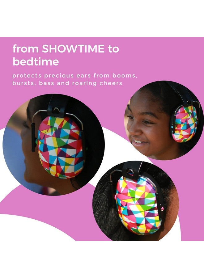 BANZ Kids Headphones - Hearing Protection Earmuffs For Children - ADJUSTABLE headband to fit all ages - Protect Kids Ears - Block Noise - Fireworks - Sporting Events - Concerts - Movies (Geo Print) - Image 5