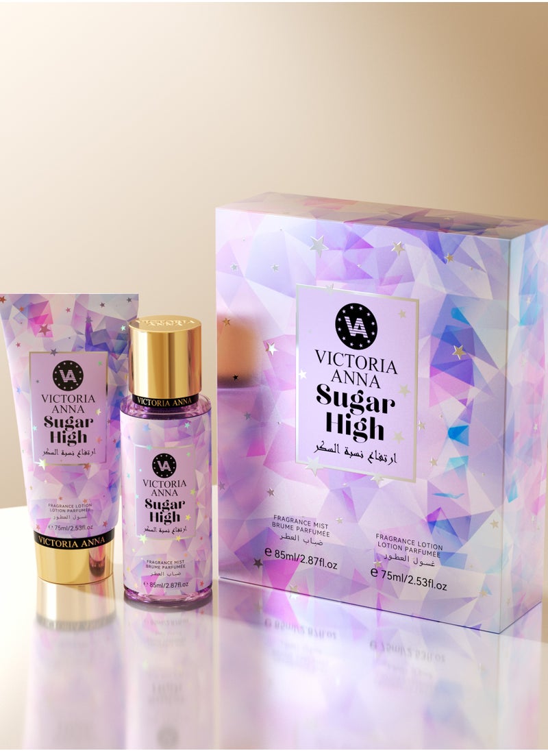 فيكتوريا آنا مجموعة هدايا رذاذ عطر رذاذ بروم 85 مل 