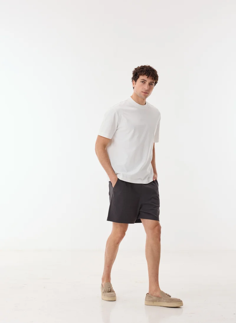 أشيتا فرنانديز Adrian Men’s Black Cotton Blend Shorts – Relaxed Fit Knee Length Lightweight Casual Wear