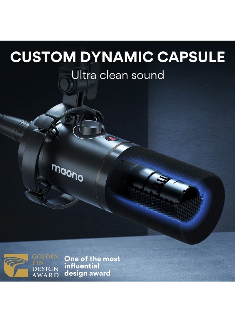 Maono - MAONO PD200X USB/XLR Dynamic Microphone - Image 1