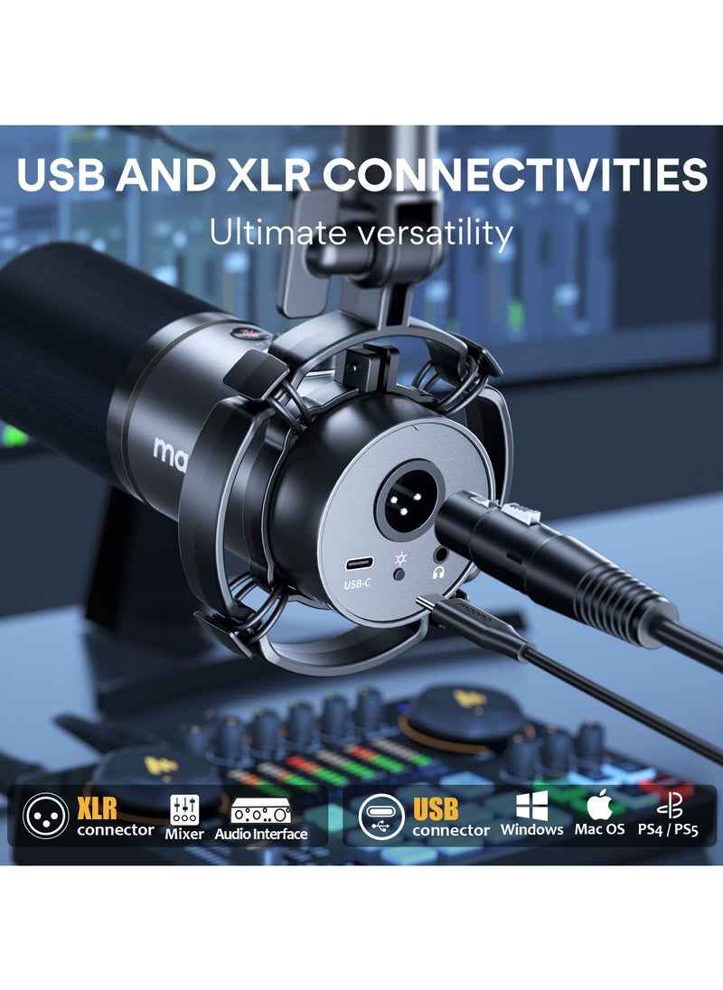 Maono - MAONO PD200X USB/XLR Dynamic Microphone - Image 1