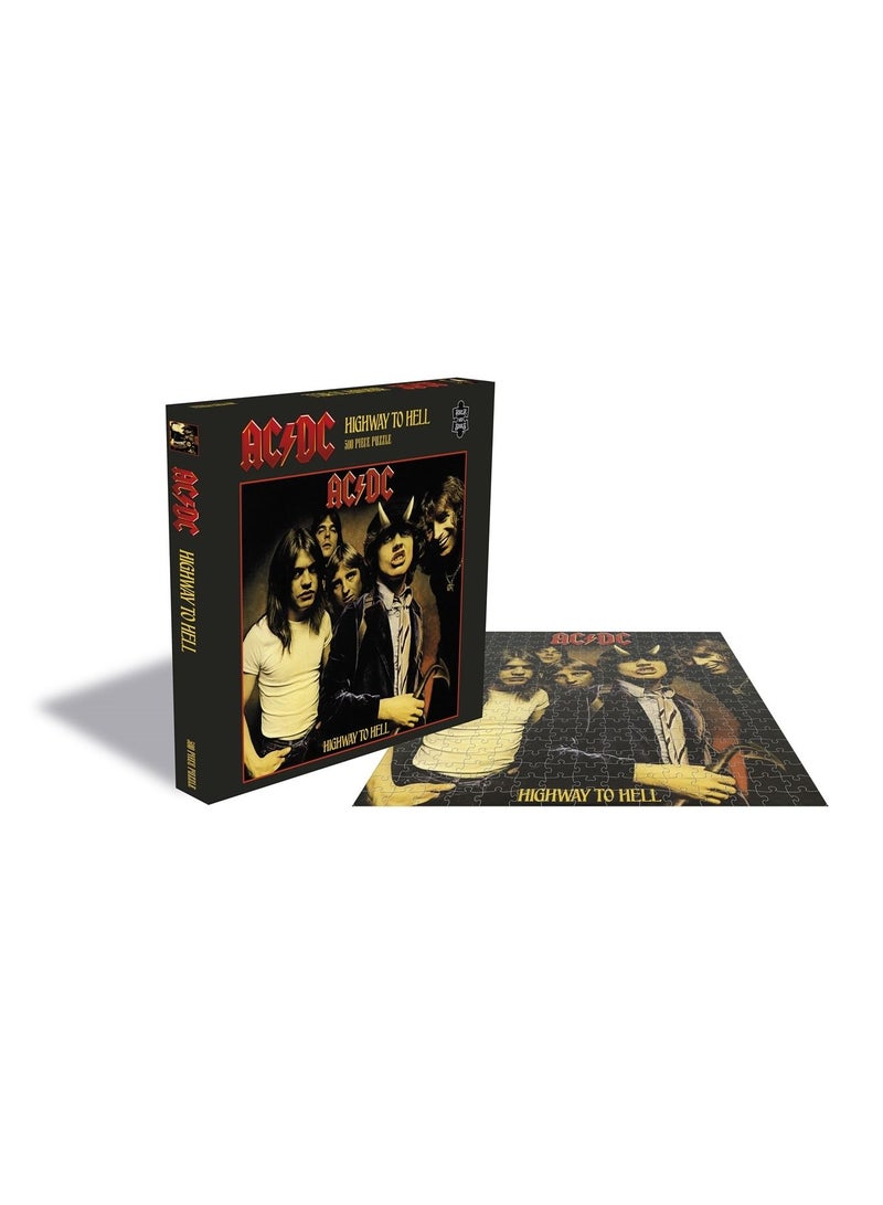 ROCK SAWS Acdc Highway to 500 Piece Jigsaw Puzzle
