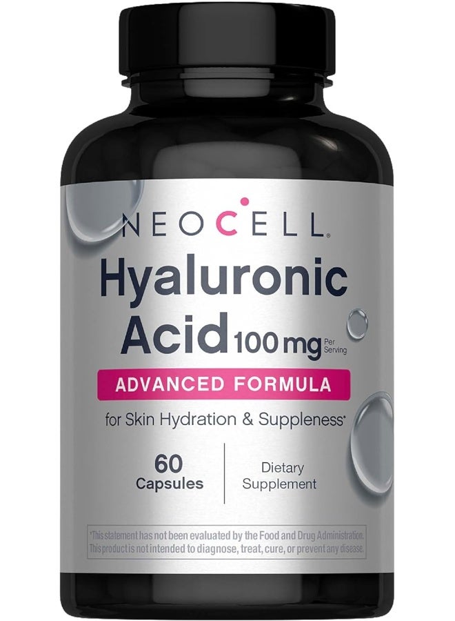 Neocell Hyaluronic Acid 100mg 60 Capsules - Image 1