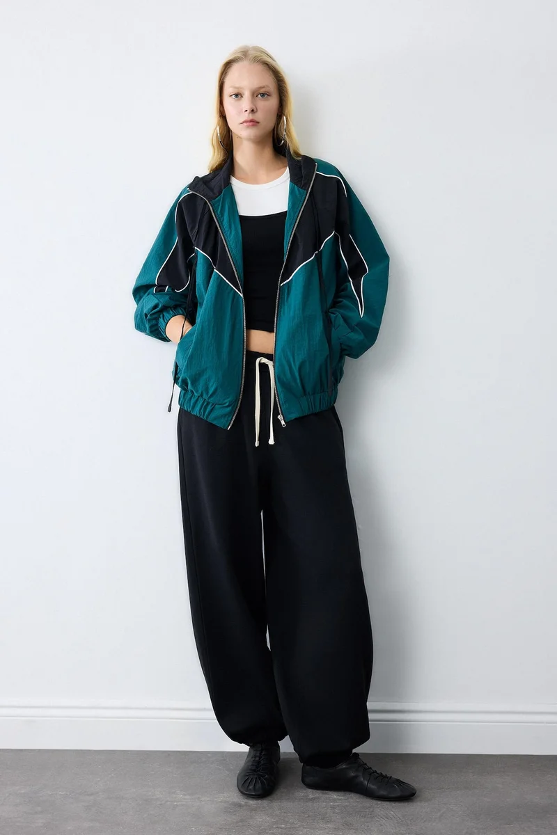 Defacto  Balloon Fit Stand Collar Jacket for Women | Best Price UAE
