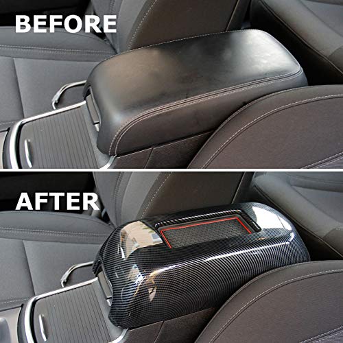 crosselec Center Console Organizer Armrest Box Cover trim with Storage slot for Dodge Charger 2011-2021/Chrysler 300 2015-2021 - Image 5