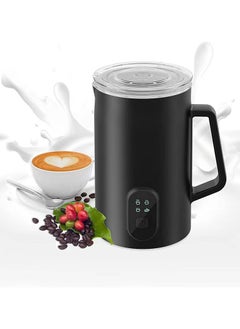 Joshberg 4 in 1 Electric Milk Frother and Steamer,400W/350ML Automatic Warm and Cold Foam Maker and Milk Warmer for Coffee,Latte, Cappuccino, Macchiato, Hot Chocolate Silent Operation,Black  - Image 1