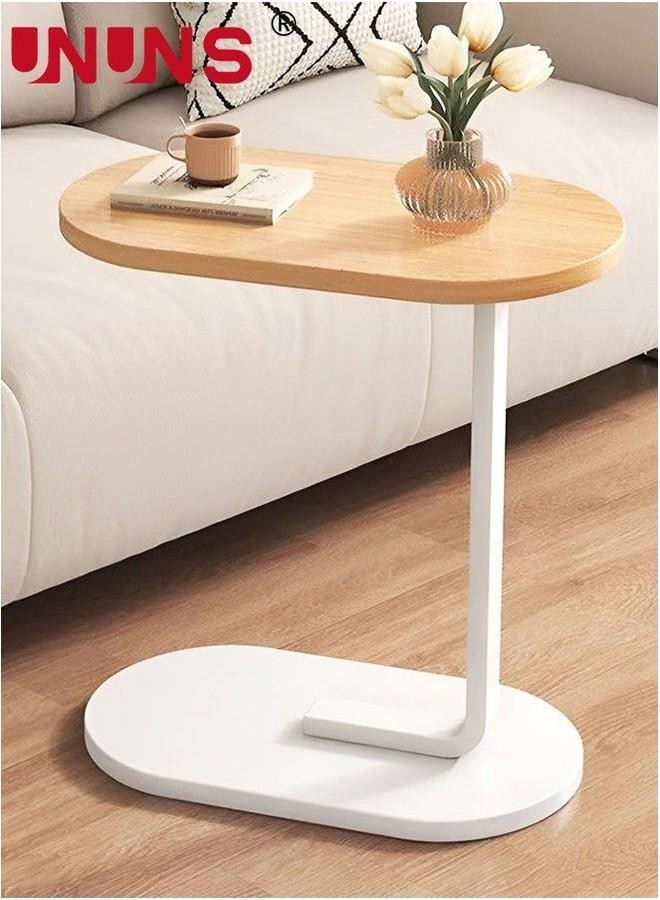 UNUNS طاولة قهوة جانبية عصرية لغرفة المعيشة، الأريكة، الزاوية، بجانب السرير، غرفة القهوة، غرفة النوم الداخلية والخارجية بإطار معدني - Image 1