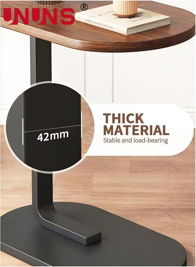 UNUNS طاولة قهوة جانبية عصرية لغرفة المعيشة، الأريكة، الزاوية، بجانب السرير، غرفة القهوة، غرفة النوم الداخلية والخارجية بإطار معدني - Image 3