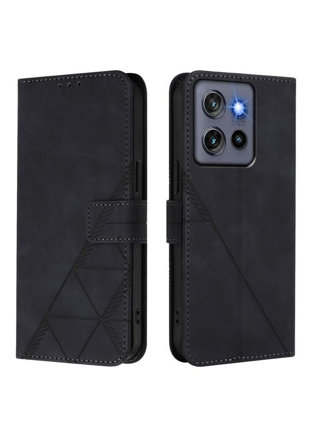 S-TOP Case For Motorola Moto G Stylus 5G 2025 Crossbody 3D Embossed Flip Leather Phone Case - Image 2