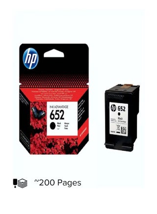 652 Ink Advantage Cartridge, Black - F6V25AE Black - view 2
