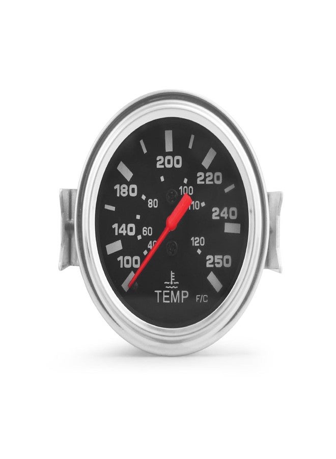 Dyno Racing 2" 52mm 12V Pointer Mechanical Water Temperature Temp Gauge (40-120℃,100-250℉),Yellow Light Car Meter with Sensor NPT 1/2,1.8m Wire Length - Image 5