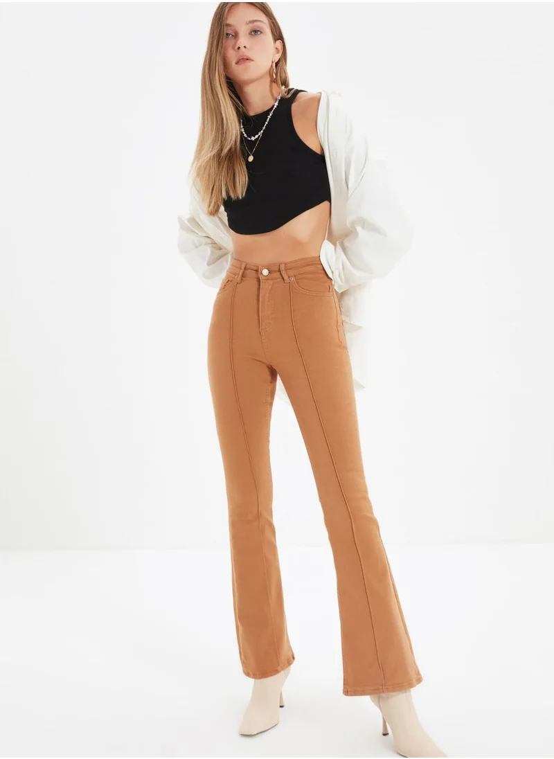 trendyol High Waist Flared Jeans