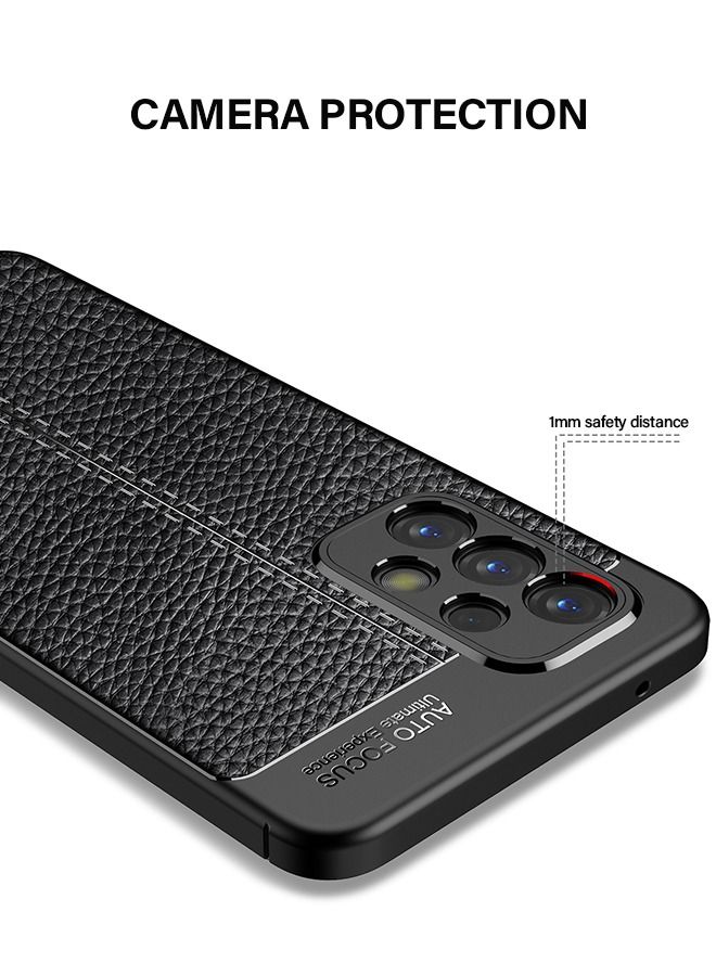 جرويك جراب سامسونج جالاكسي A53 5G مقاس 6.5 بوصة، نمط الليتشي الناعم الأنيق،مصنوع من الجلد الاصطناعي، قبضة مريحة، مضاد للبصمات، جراب هاتف مضاد للانزلاق،ممتص للصدمات. - Image 5