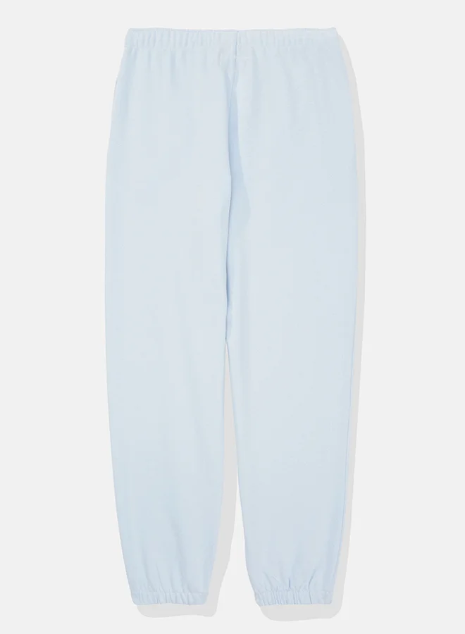 American Eagle Drawstring Wide Leg High Waist Jogger