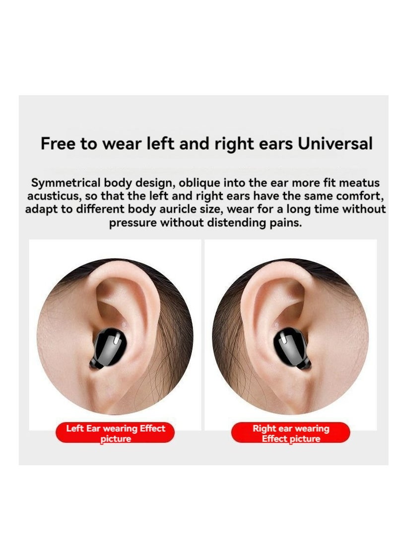 Mini In-Ear Single Ear Bluetooth Headset Stereo Wireless Bluetooth Headset (Black)