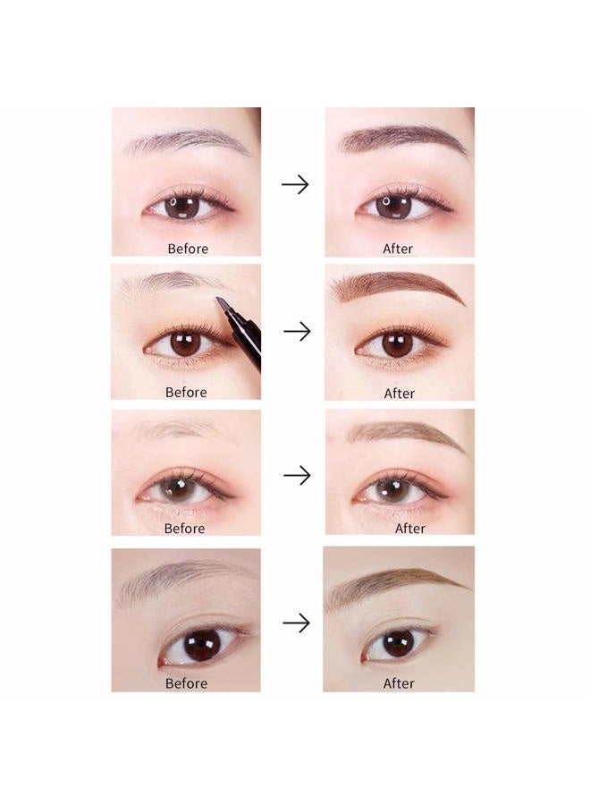 PASSIONCAT Long-lasting, Waterproof Tattoo Tint, Creates Natural Looking Brows, Super Soft Applicator | PASSIONCAT 2X Tint (No.1 Dark Brown) - Image 4