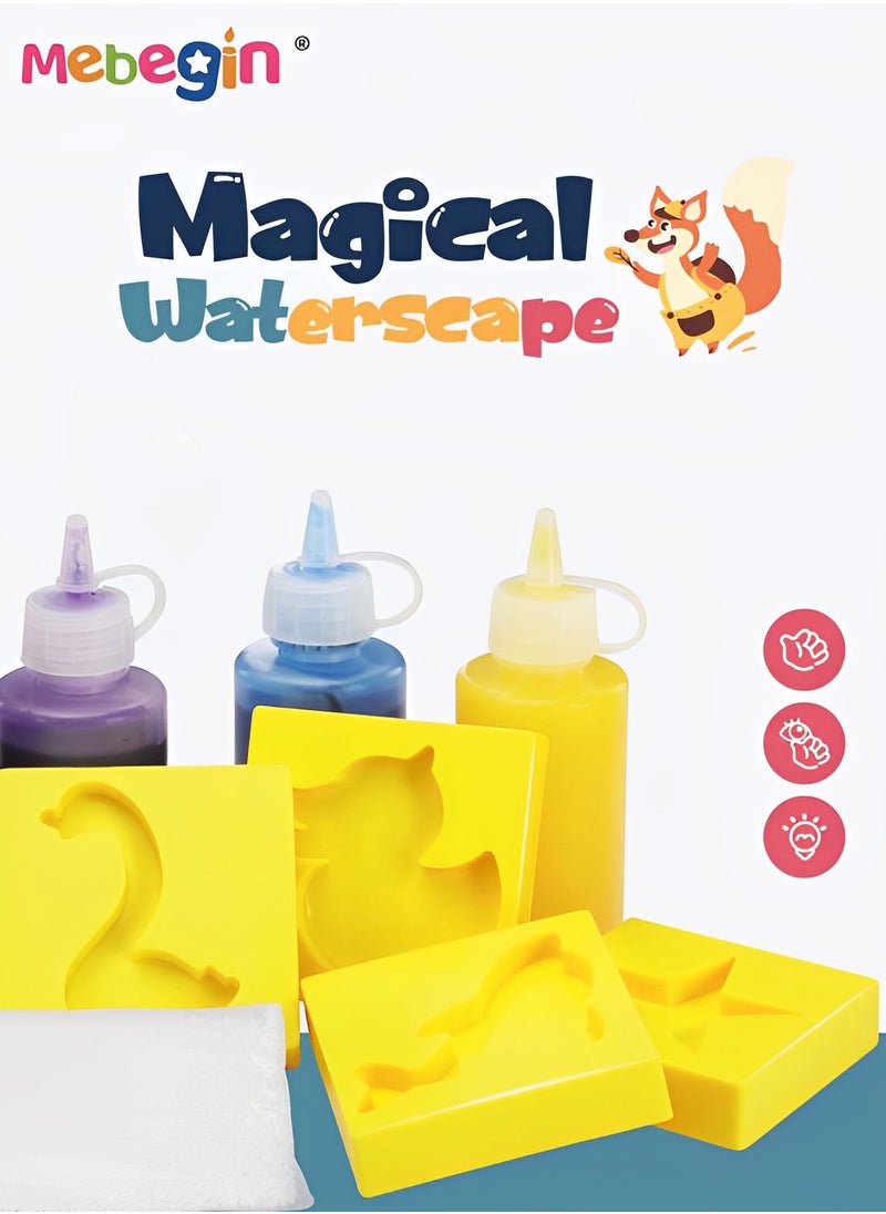 MEBEGIN - 9 Pcs Water Squishy Toys,Squishy Animals For Party Favors Classroom Prize Fidget Toys Pack Diy Crystal Spirit Children's Handmade Toys - Image 1