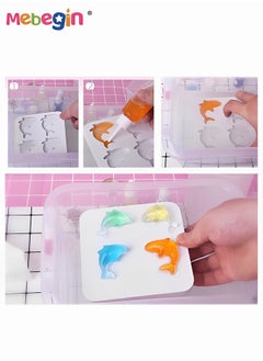 MEBEGIN 9 Pcs Water Squishy Toys,Squishy Animals For Party Favors Classroom Prize Fidget Toys Pack Diy Crystal Spirit Children's Handmade Toys  - Image 4