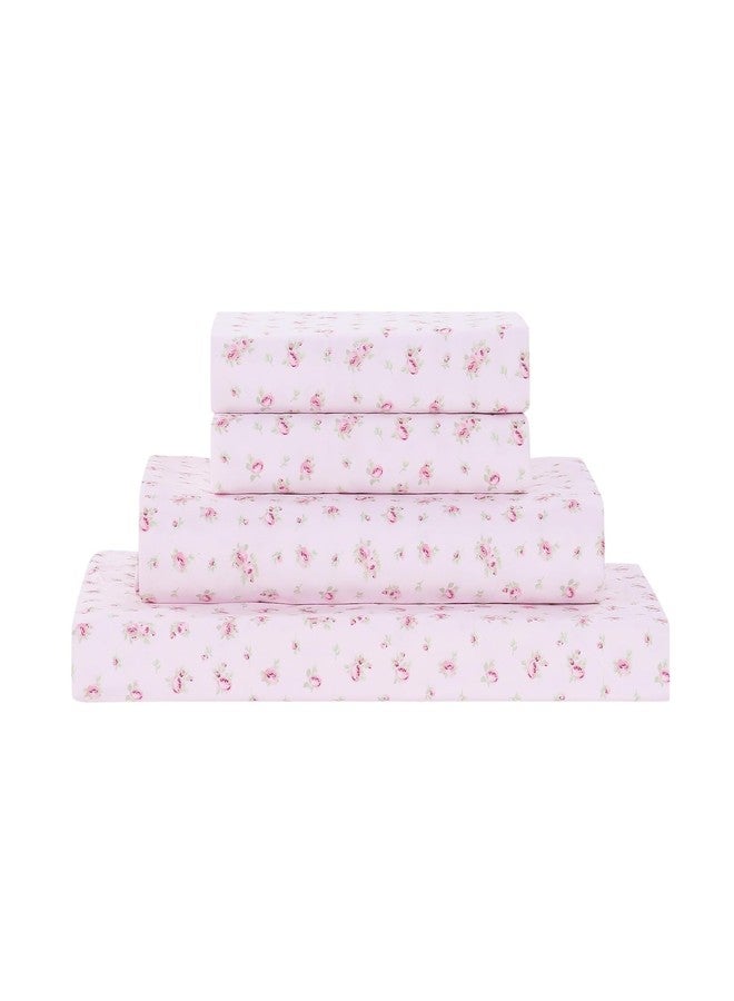 Modern Threads Silky Soft Microfiber and Wrinkle Free Sheets - Luxurious Microfiber Bed Sheets Includes Flat Sheet, Fitted Sheet with Deep Pockets, & Pillowcases Blush, King - Image 1