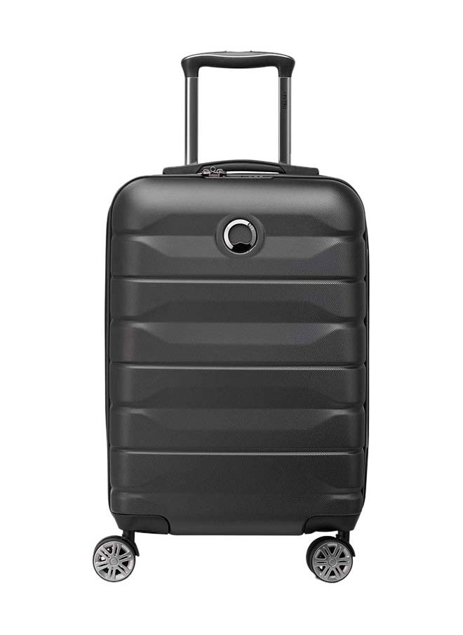 DELSEY Air Armour 4 Double Wheels Hard Cabin Trolley Case 55 CM / 22 Inch Black  - Image 1