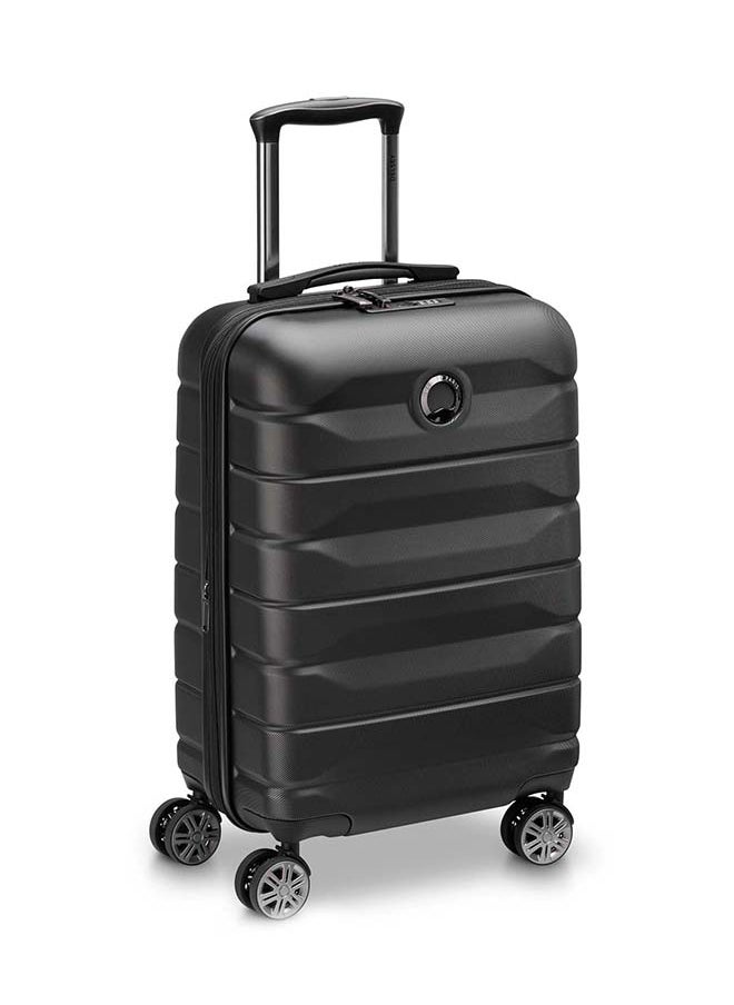 DELSEY Air Armour 4 Double Wheels Hard Cabin Trolley Case 55 CM / 22 Inch Black  - Image 2