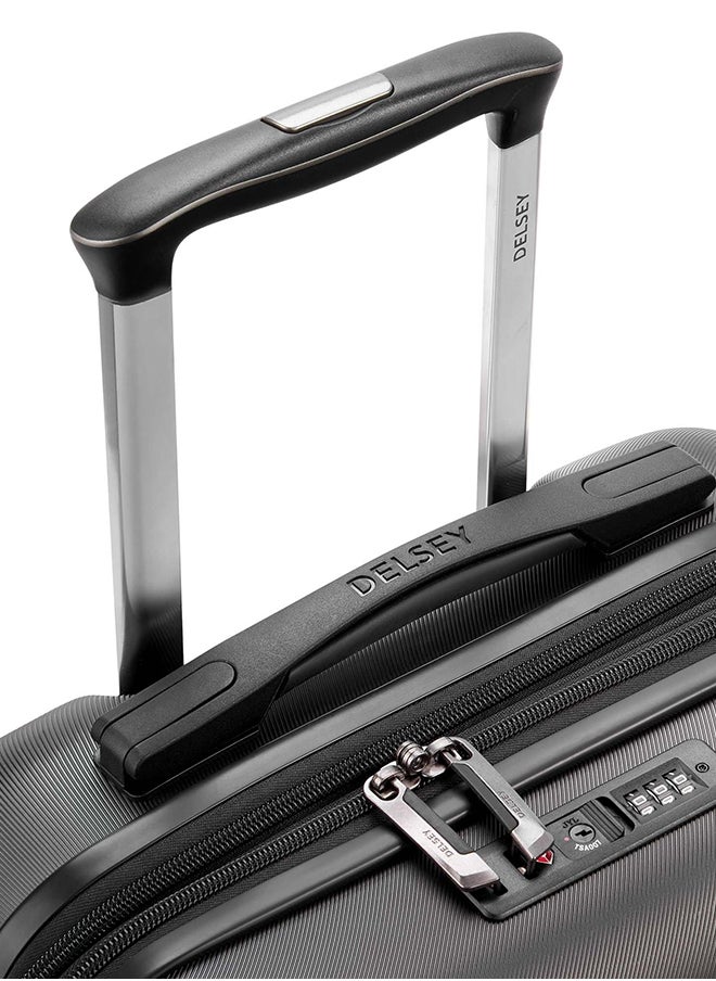 DELSEY Air Armour 4 Double Wheels Hard Cabin Trolley Case 55 CM / 22 Inch Black  - Image 5