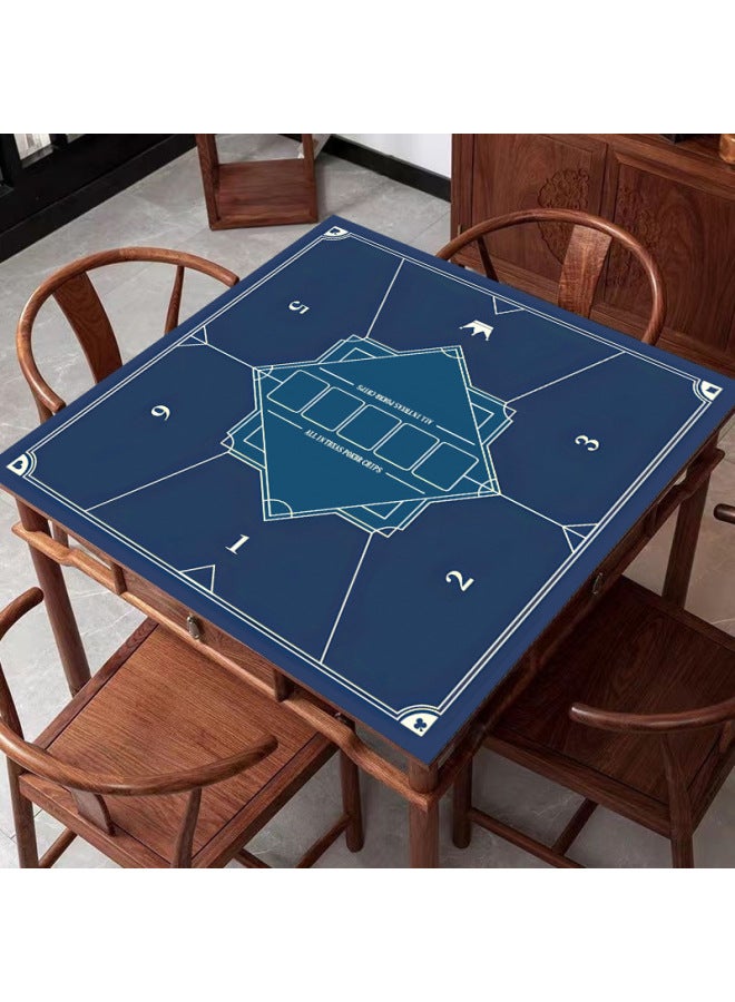 Square Round Thickened Texas Hold'em Tablecloth Chess And Card Room Mahjong Table Tablecloth Special Table Game Rubber Tablecloth Pad 