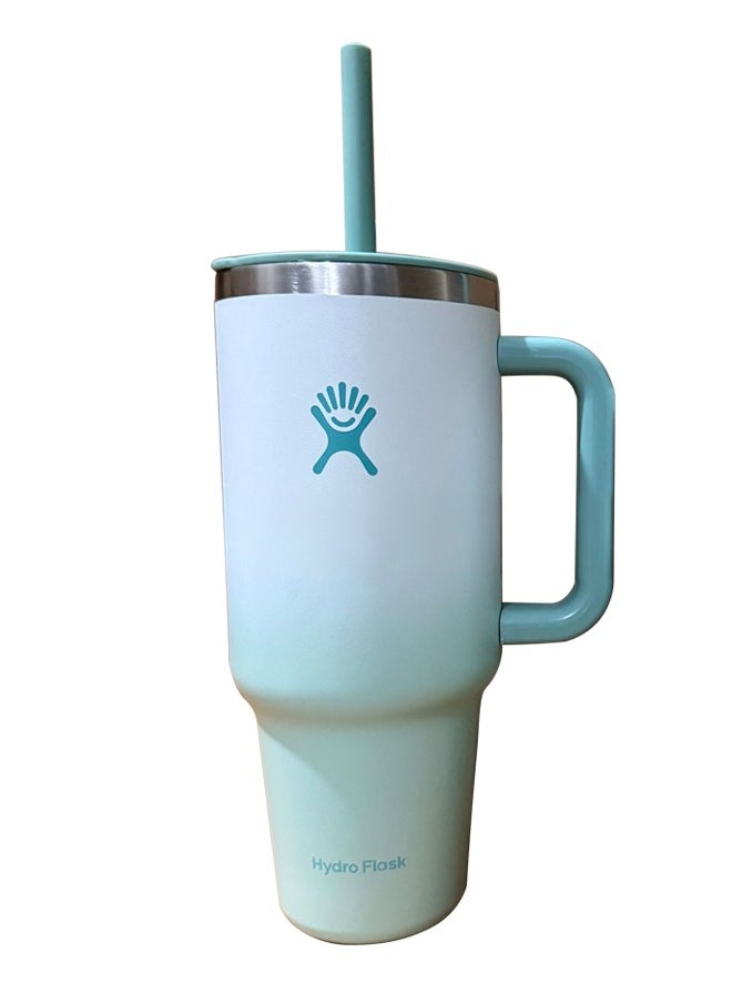 Hydro Flask 40 oz Tumbler with Handle, 2-in-1 Straw and Sip Lid, Leakproof, Dishwasher Safe, Insulated Stainless Steel Travel Coffee Mug, Keeps Cold for 24 Hours, Fits in Car Cup Holder  - Image 1
