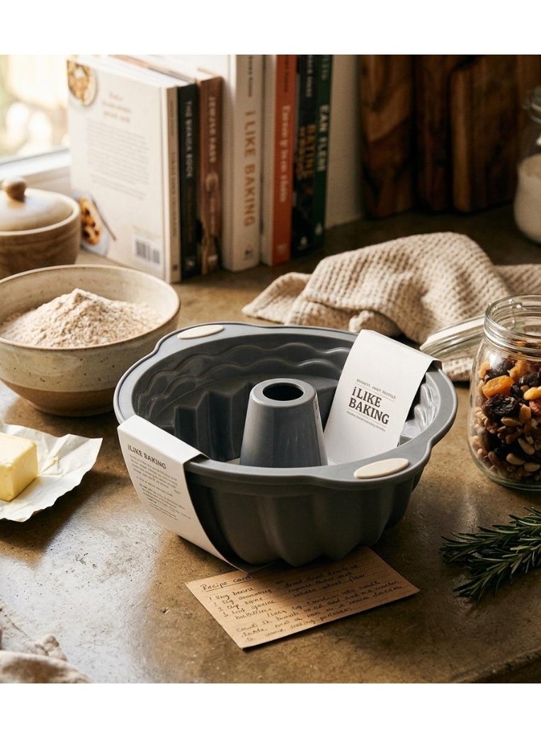 Orchid Silicon Cake Pan Gray 25 Cm - Image 2