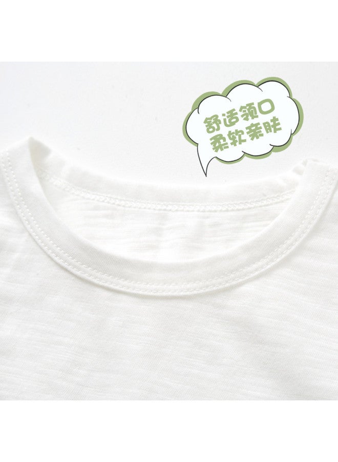 Doxiluka Baby T-shirt Short Sleeve Summer Thin Cotton Kids Top Breathable Preschool Clothes Stylish Cute Undershirt Boys - Image 4