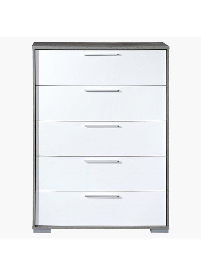 Home Box خزانة باتارا ذات 5 أدراج 80x111.5x39 سم  - Image 1